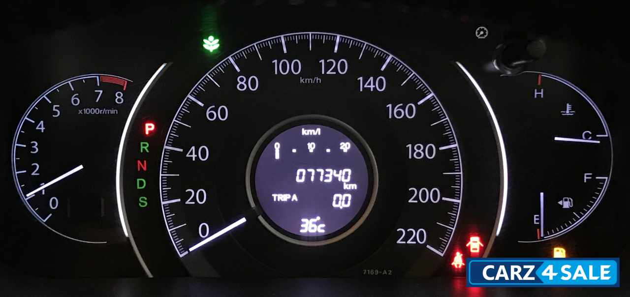 Silver Honda CRV 2.4L 4WD AT AVN