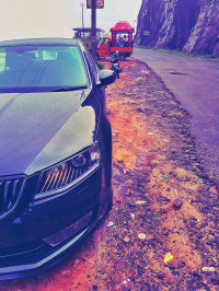 Black Skoda Octavia