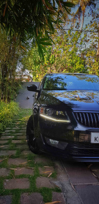 Black Skoda Octavia
