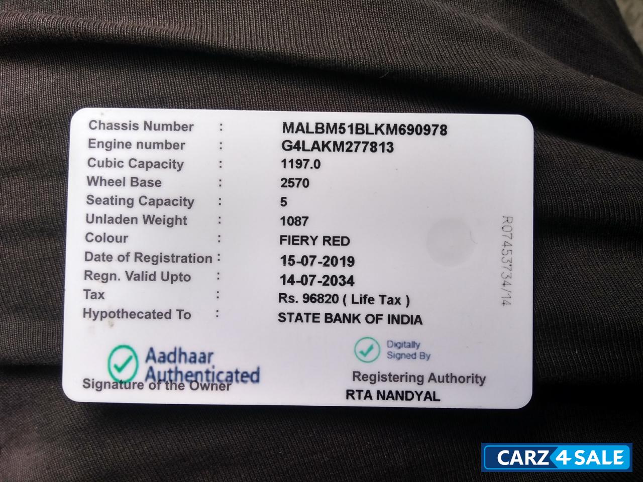 Fairy Red Hyundai Elite i20 Asta 1.2 O