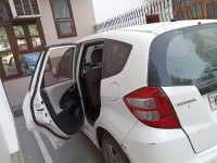 White Honda Jazz