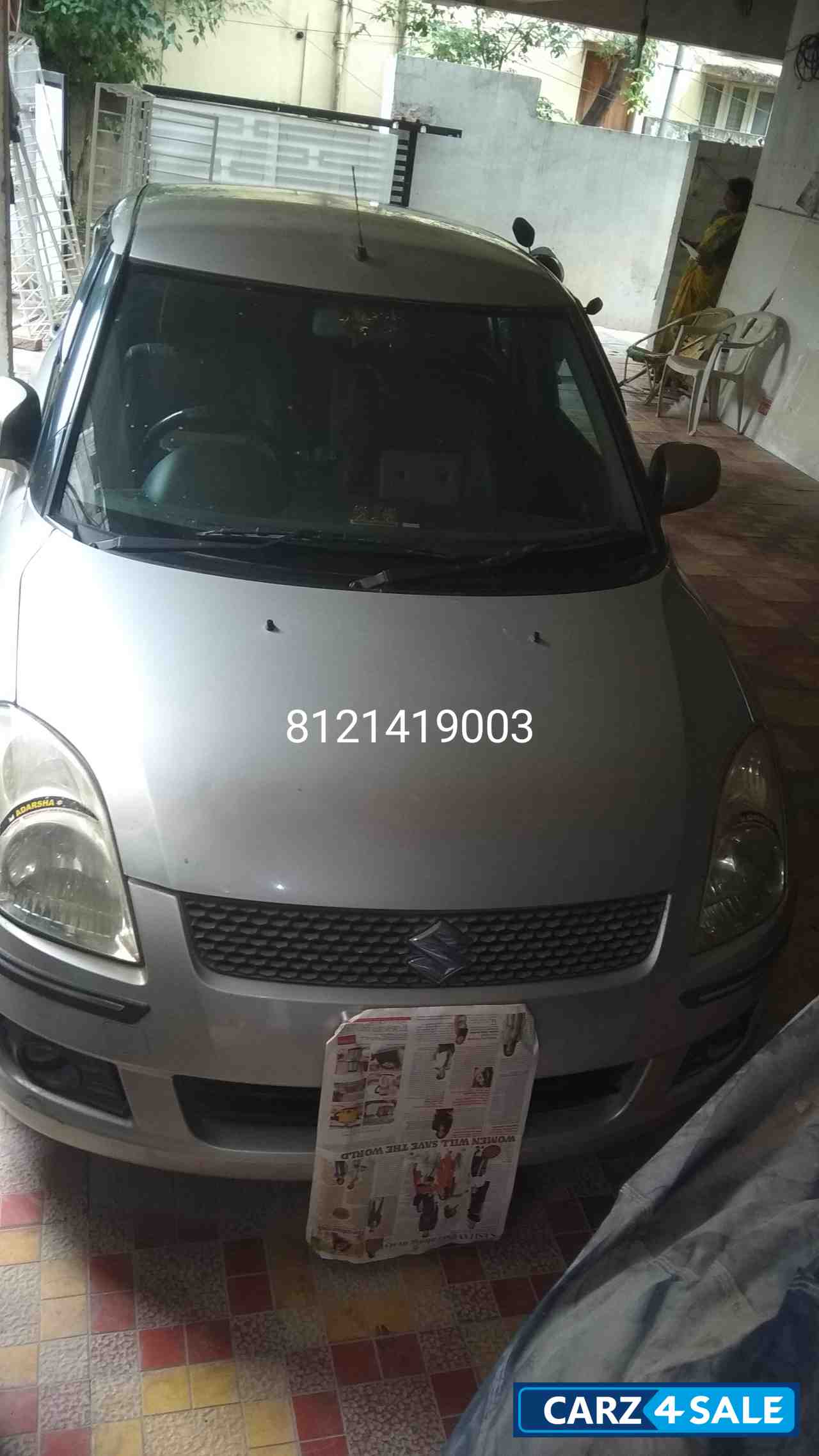 Silver Maruti Suzuki Swift VDi BS-IV