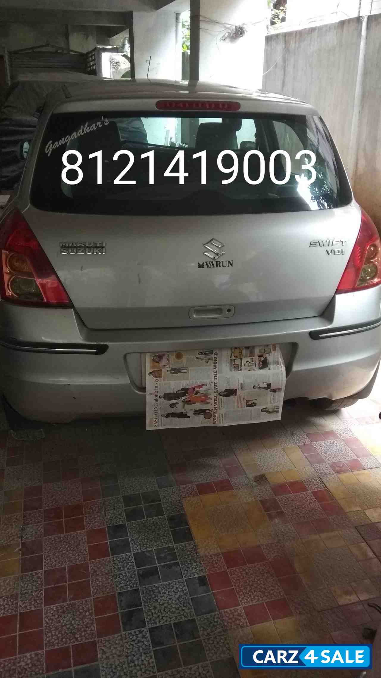 Silver Maruti Suzuki Swift VDi BS-IV