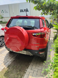 Race Red Ford Ecosport 1.5l titanium diesel