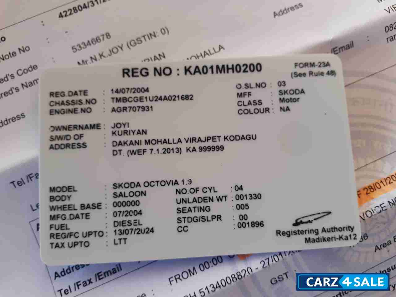 Skoda Octavia Rider 1.9 TDI Classic