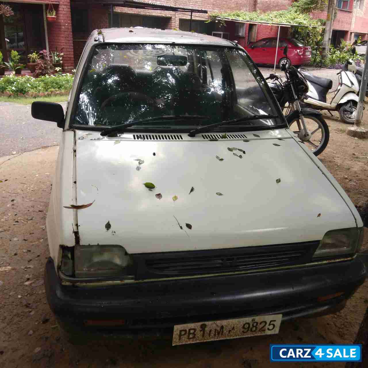 White Maruti Suzuki 800 Std