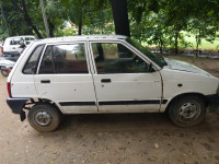 White Maruti Suzuki 800 Std