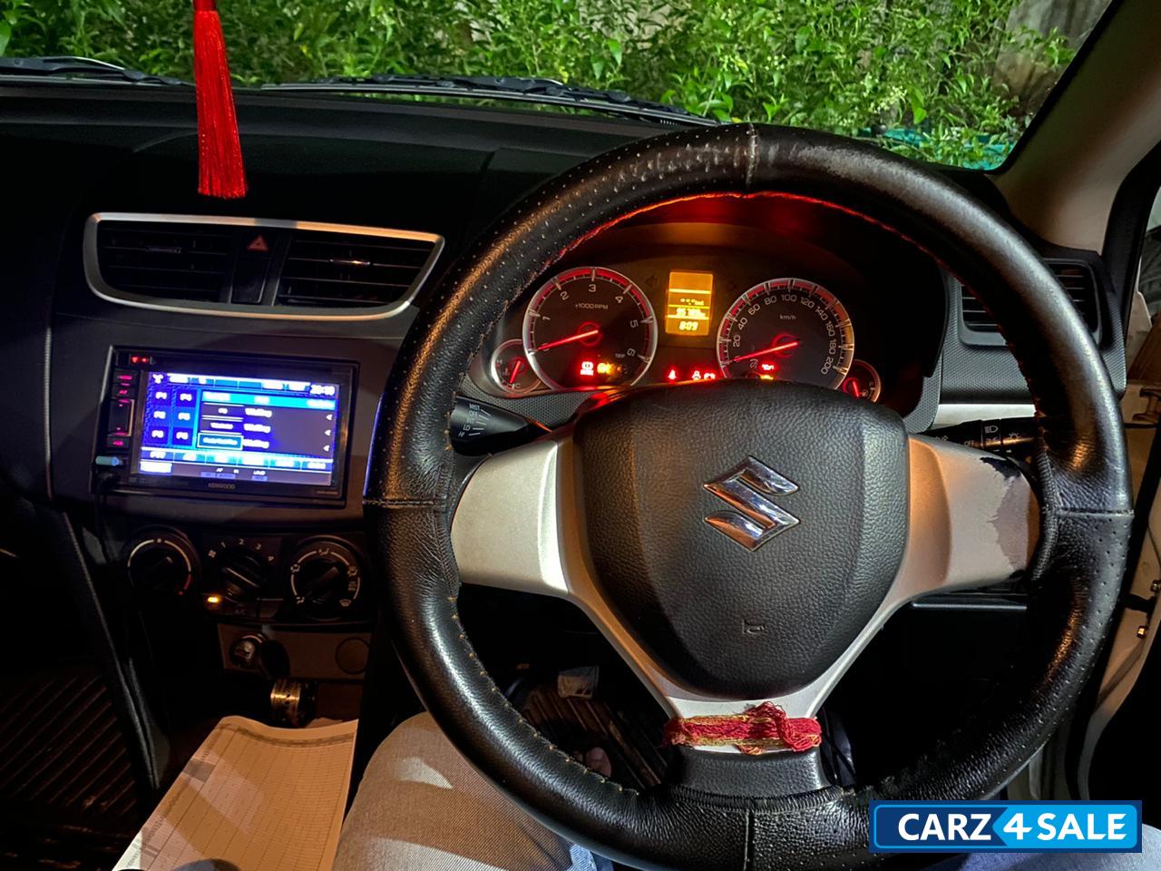 White Maruti Suzuki Swift VDi BS-IV