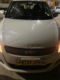 White Maruti Suzuki Swift VDi BS-IV