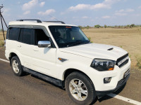 White Mahindra Scorpio S10 4WD