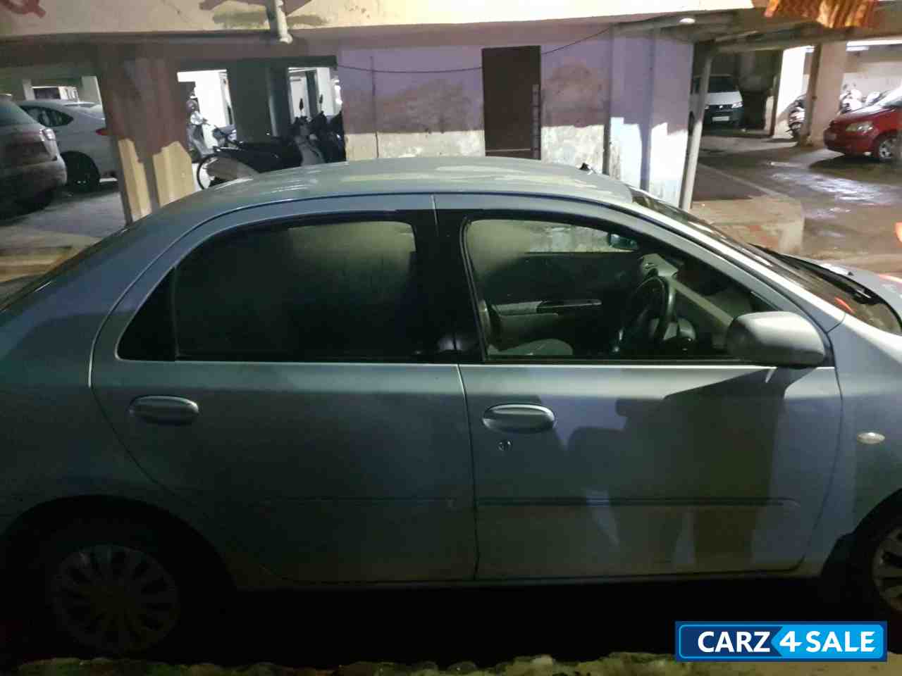 Silver Toyota Etios G