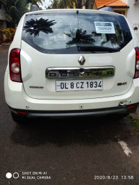 Pearl White Renault Duster 110 PS Diesel RxZ