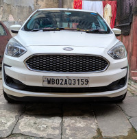 Diamond White Ford Figo Titanium BS6