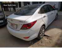 White Hyundai Verna Petrol