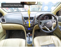 White Hyundai Verna Petrol