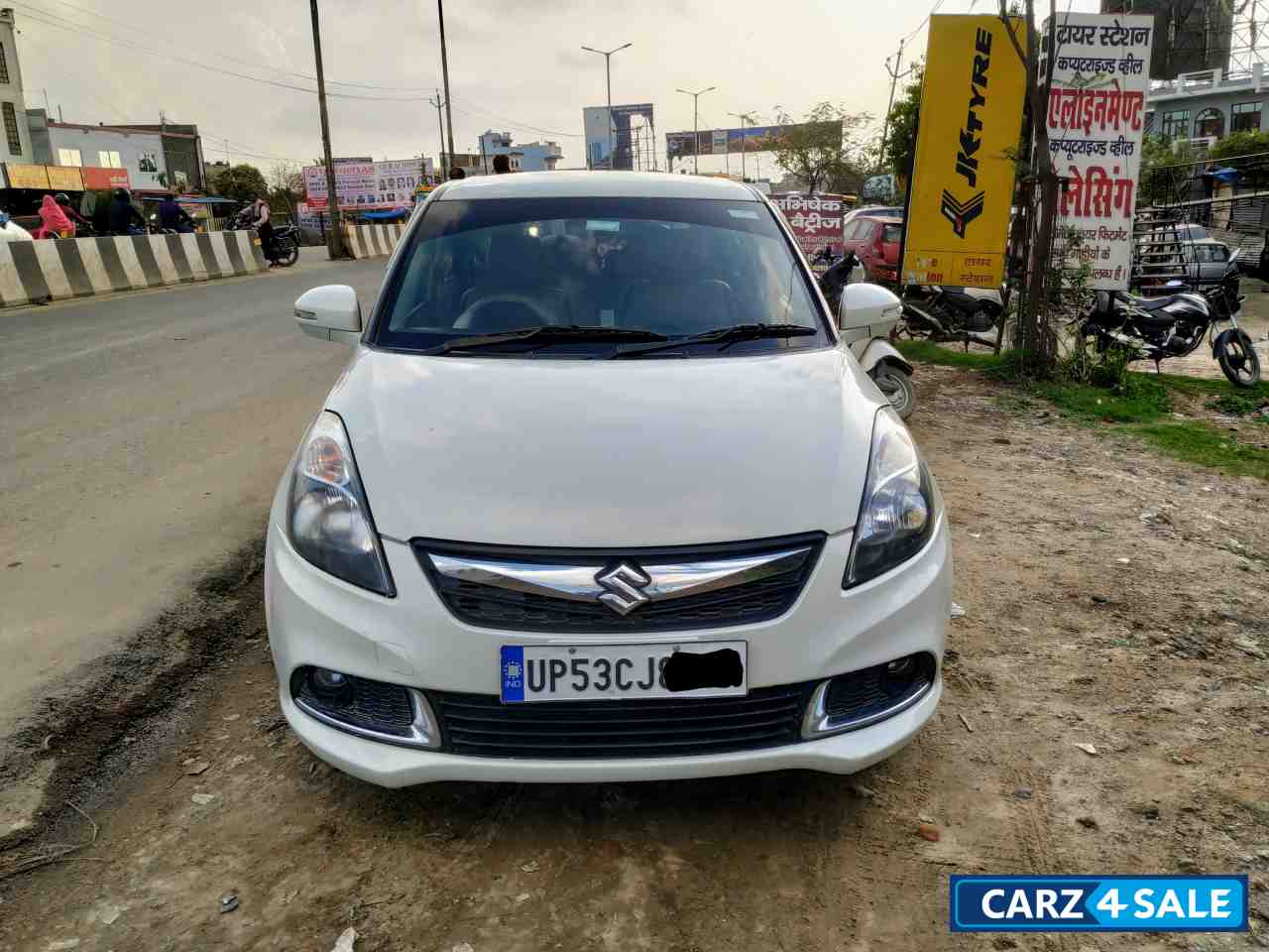White Maruti Suzuki Dzire VDI Diesel
