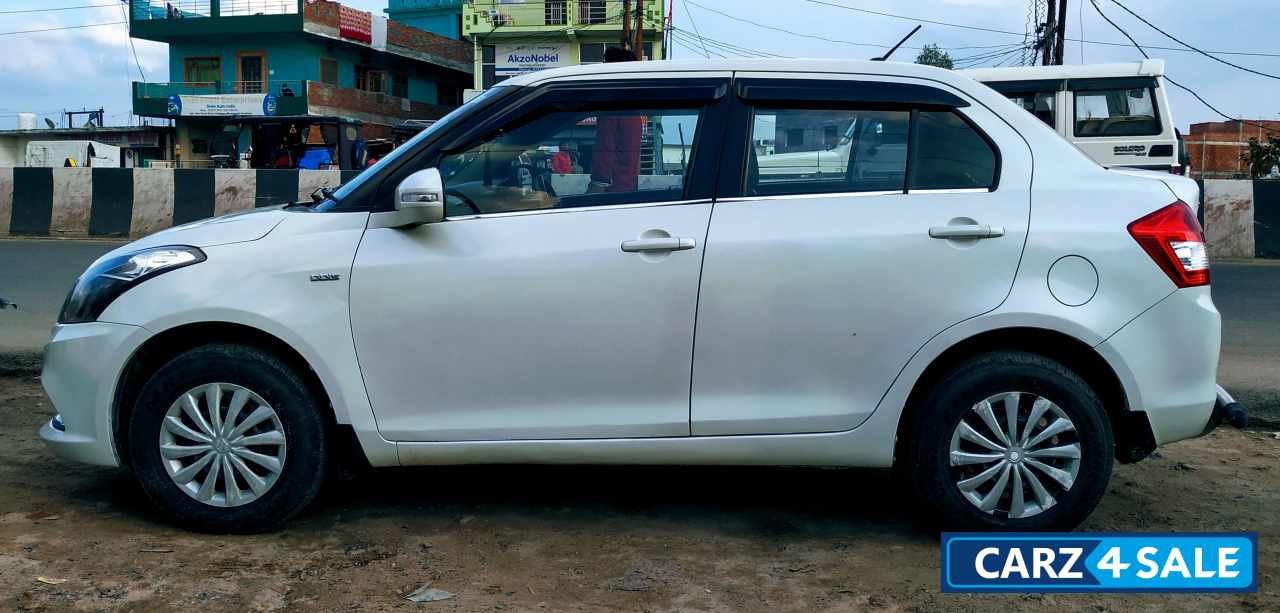 White Maruti Suzuki Dzire VDI Diesel