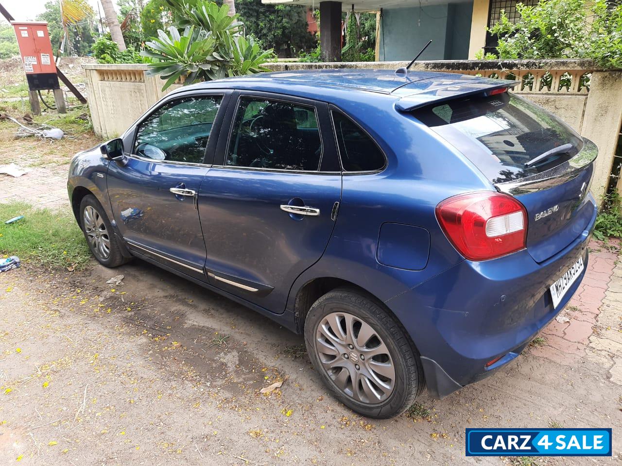 Blue Maruti Suzuki Baleno Zeta 1.3
