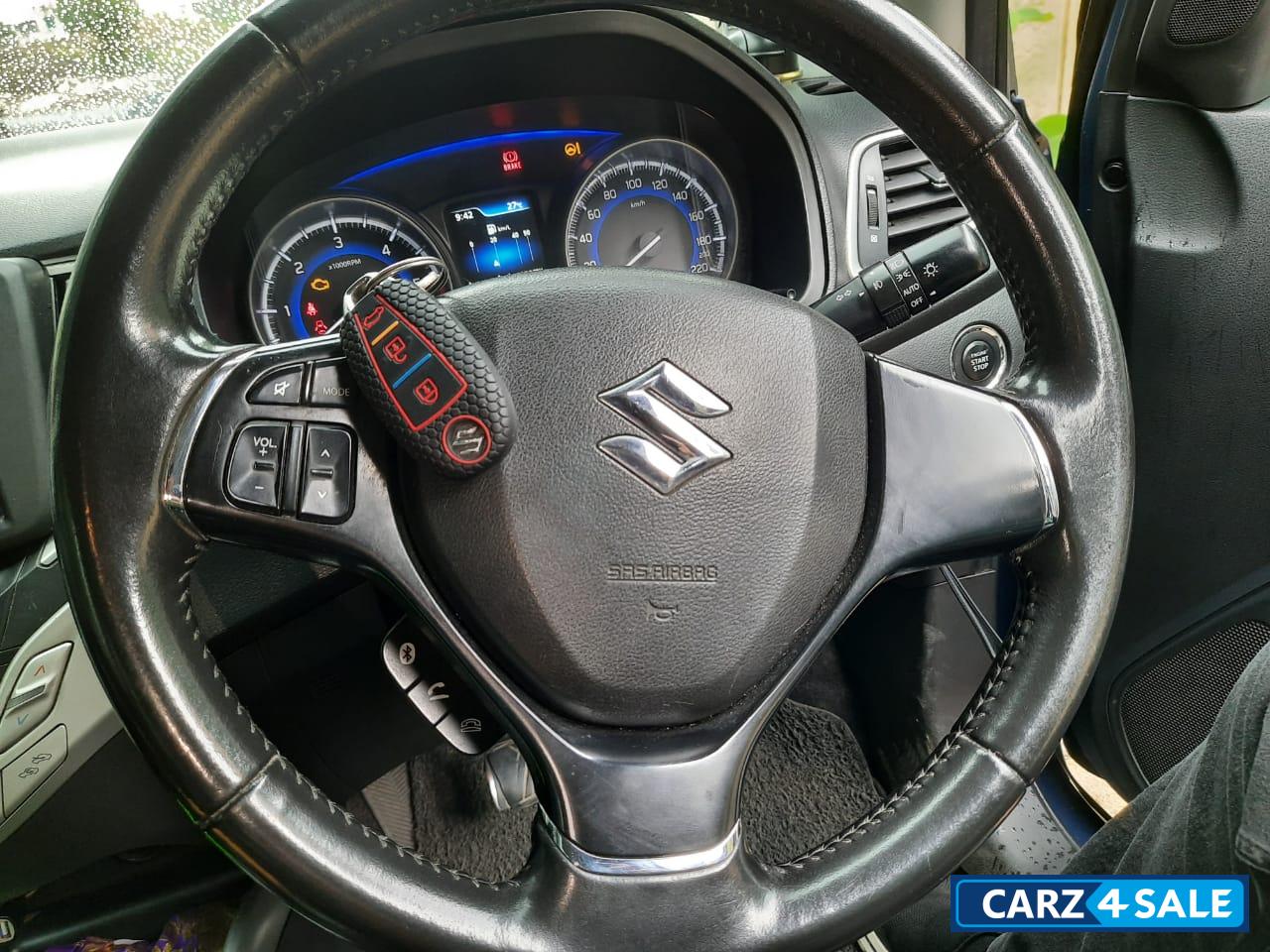 Blue Maruti Suzuki Baleno Zeta 1.3
