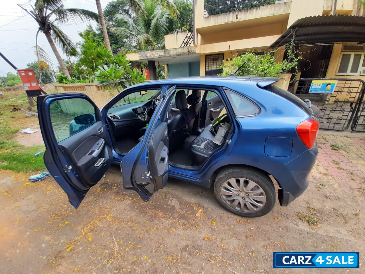 Blue Maruti Suzuki Baleno Zeta 1.3