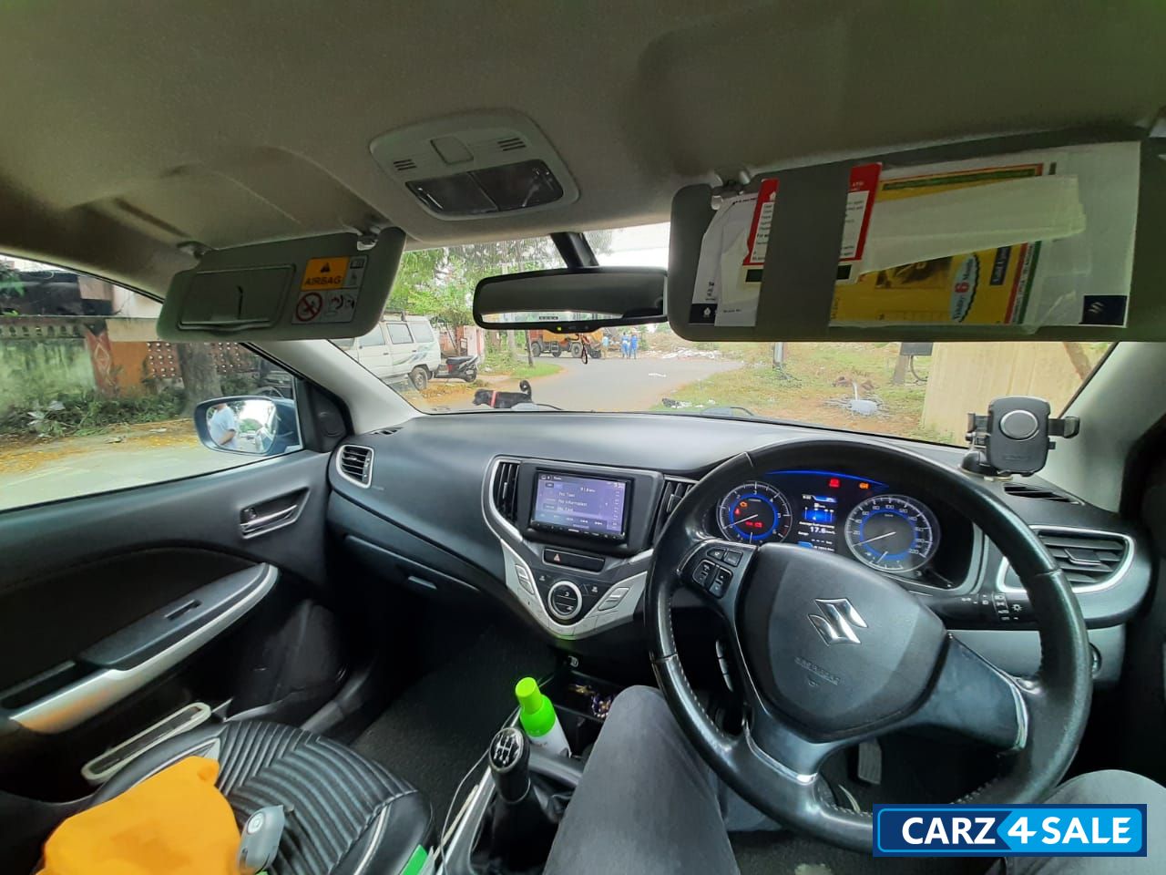 Blue Maruti Suzuki Baleno Zeta 1.3