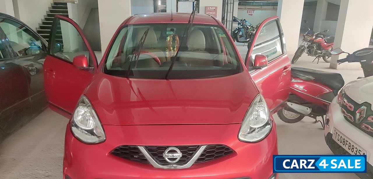 Maroon Nissan Micra XV CVT