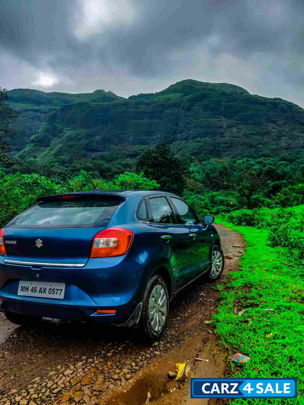 Blue Maruti Suzuki Baleno Sigma 1.2