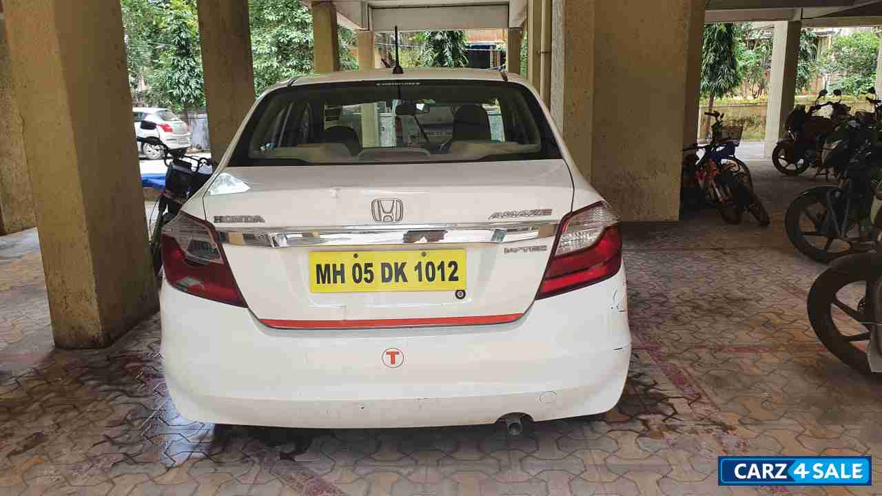 White Honda Amaze i-VTEC PETROL + CNG