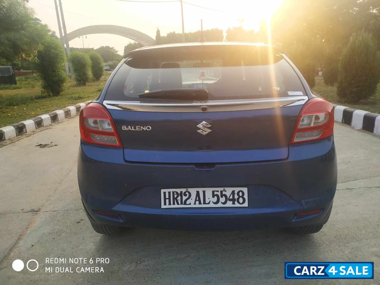 Prime Ray Blue Maruti Suzuki Baleno Alpha 1.2
