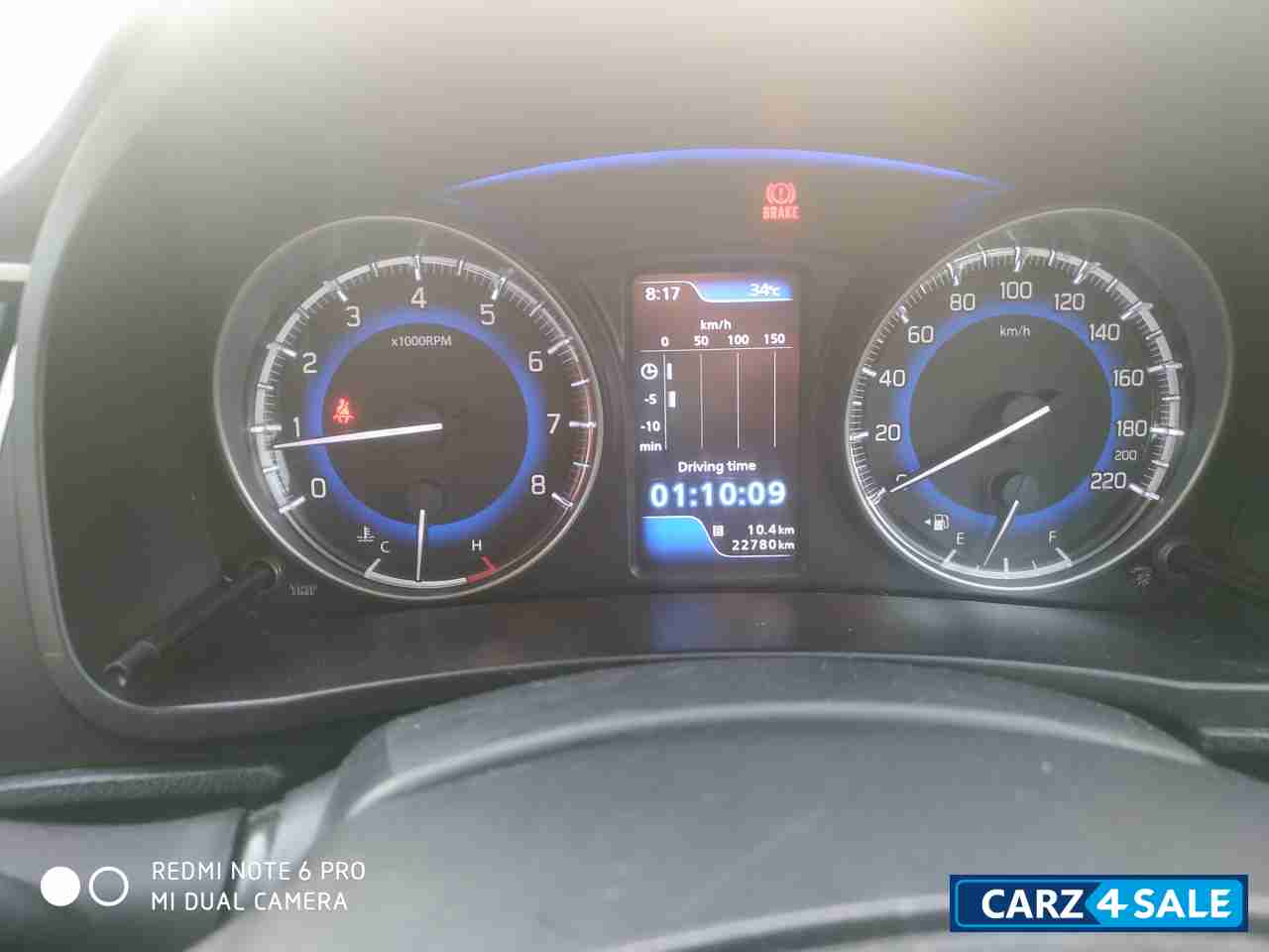 Prime Ray Blue Maruti Suzuki Baleno Alpha 1.2