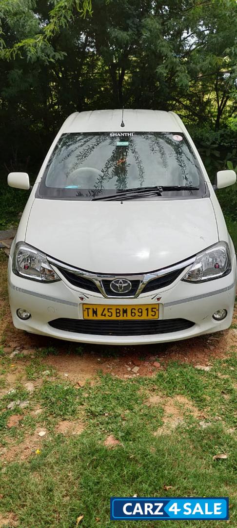 White Toyota Etios GD