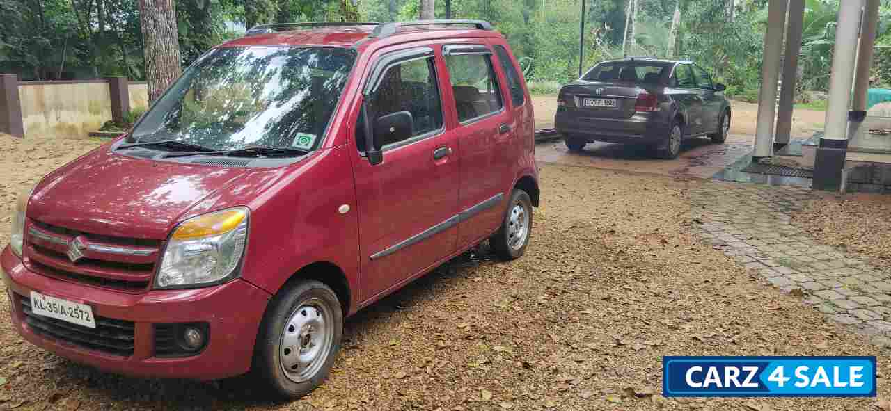 Red Maruti Suzuki Wagon R LXi BS-III