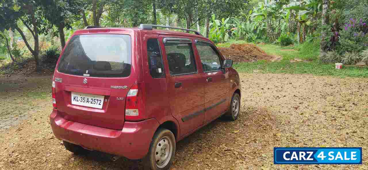 Red Maruti Suzuki Wagon R LXi BS-III