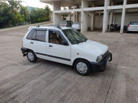 White Maruti Suzuki 800 Std BS-II