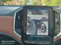 Burgundy Red MG Hector Plus Sharp Petrol Hybrid 6 Seater