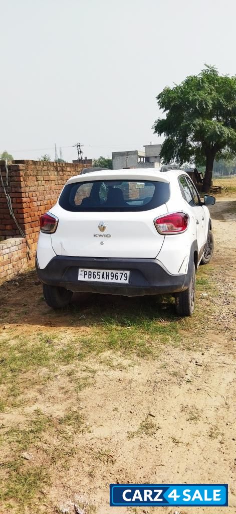 White Renault Kwid 1.0 RXT Opt