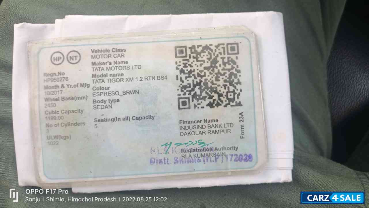 Tata Tigor XMA Petrol AMT