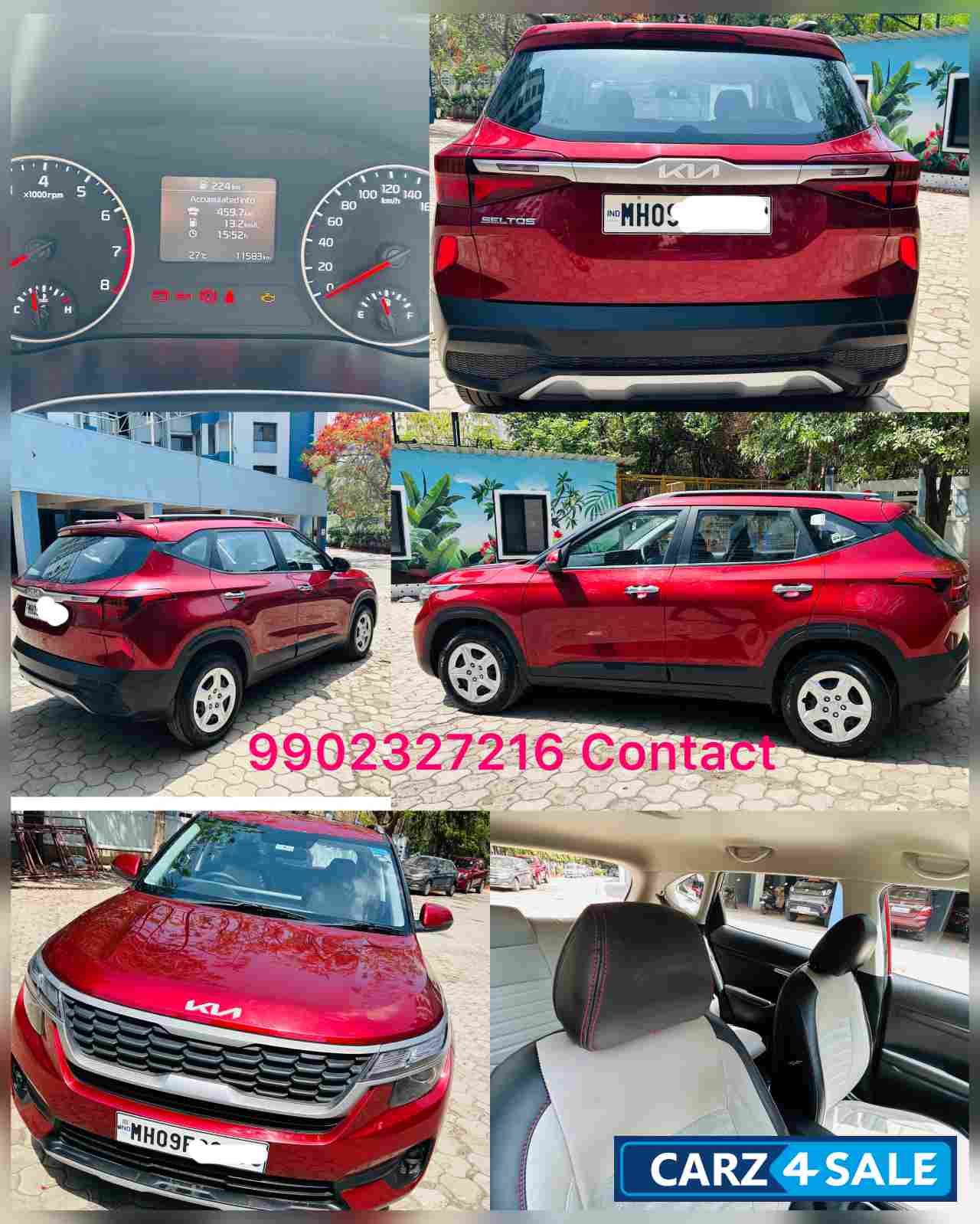 Red Kia Seltos Petrol