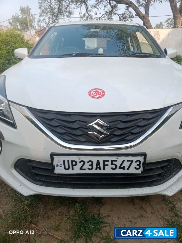 Pearl White Maruti Suzuki Baleno Zeta