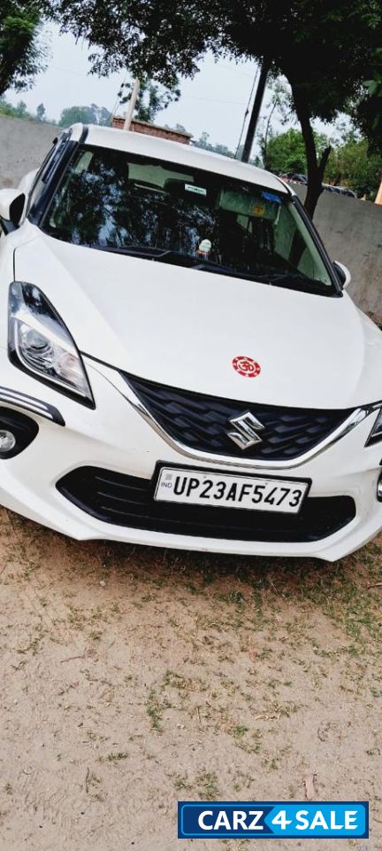 Pearl White Maruti Suzuki Baleno Zeta