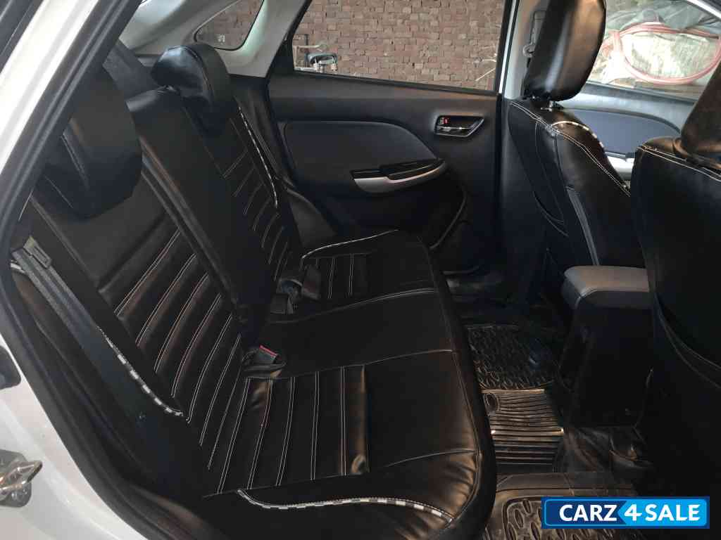 Pearl White Maruti Suzuki Baleno Zeta