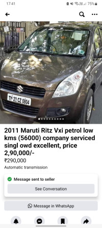 Maruti Suzuki Ritz VXI 2011 Model