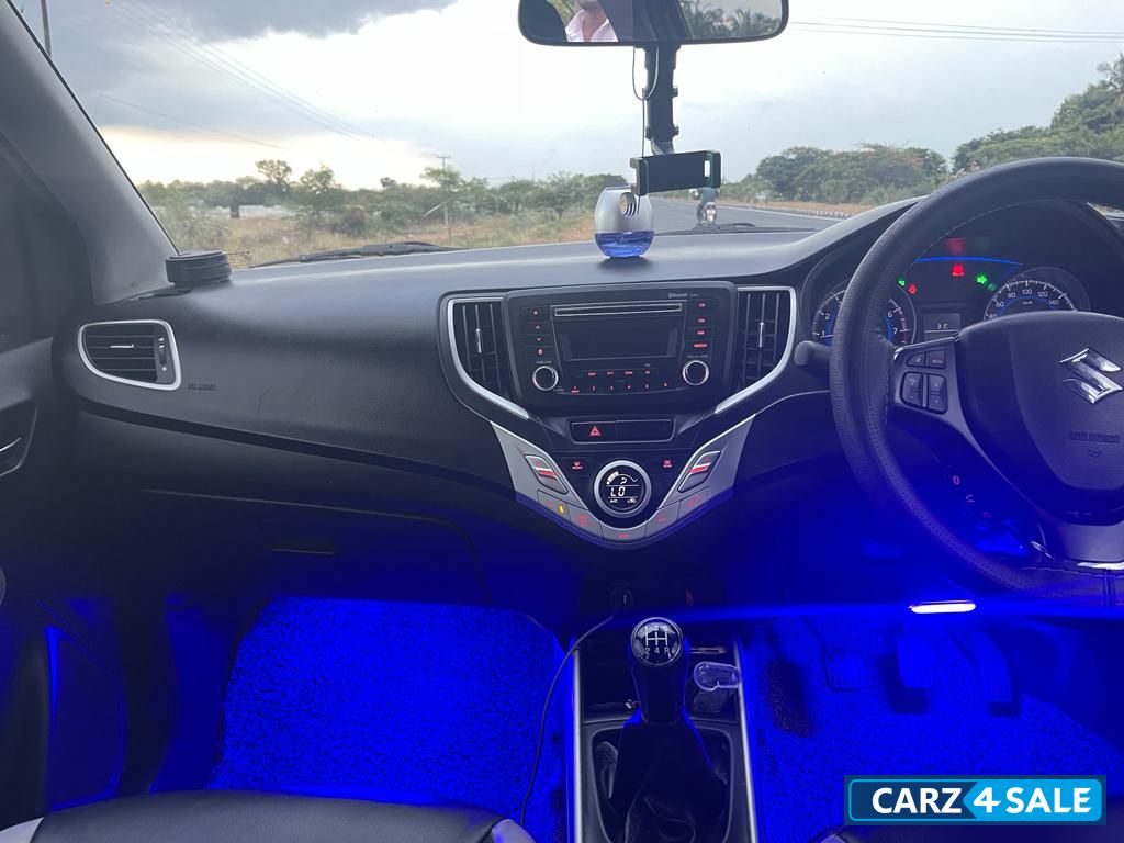 Blue Maruti Suzuki Baleno Delta