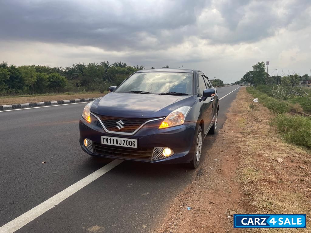 Blue Maruti Suzuki Baleno Delta
