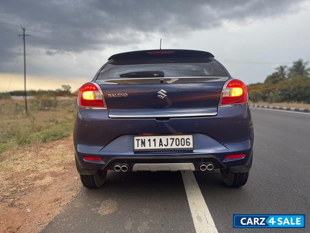 Blue Maruti Suzuki Baleno Delta
