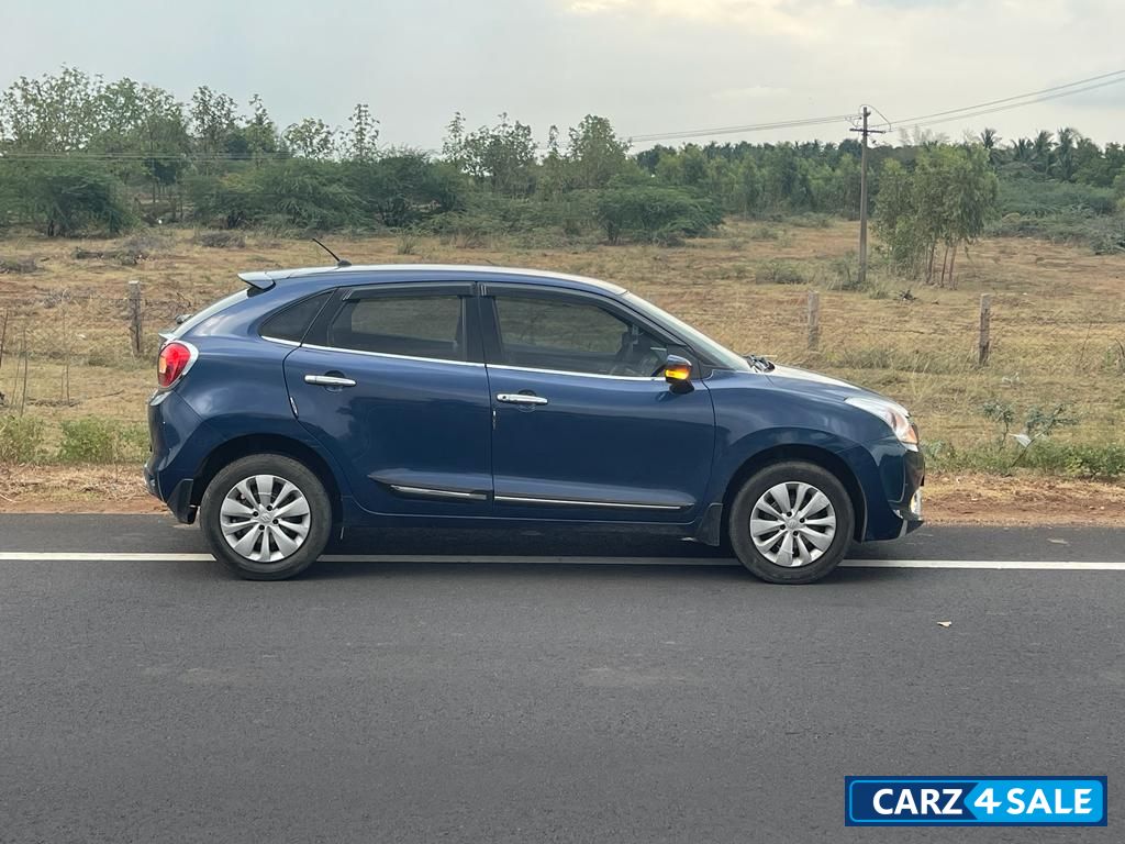 Blue Maruti Suzuki Baleno Delta