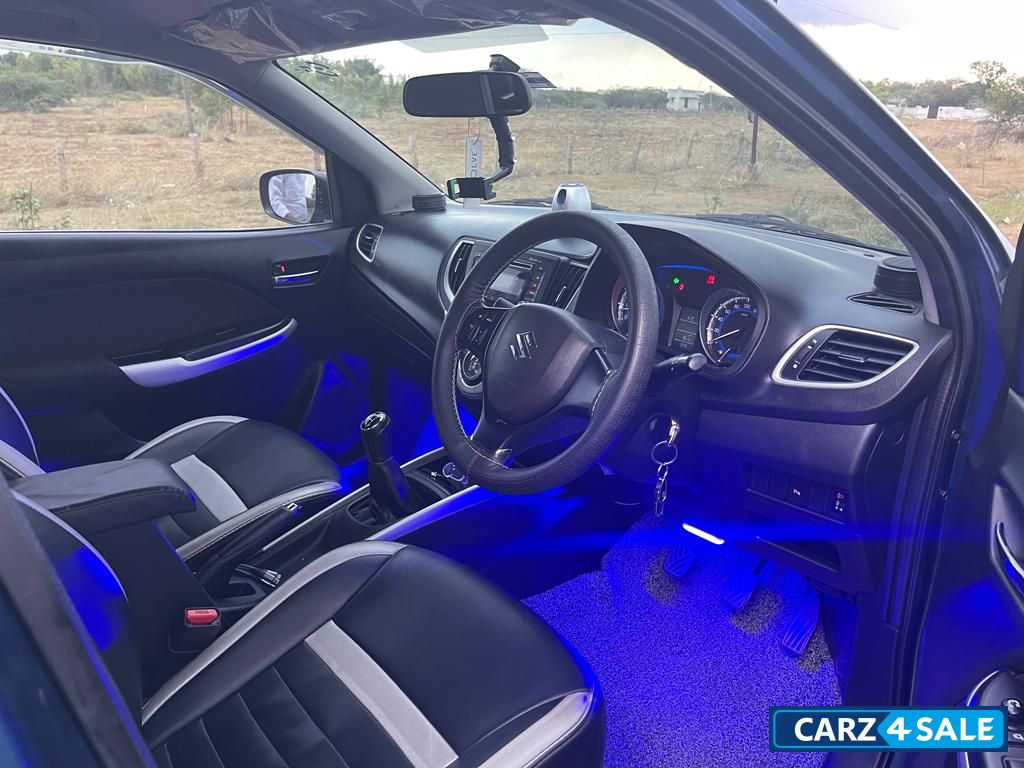 Blue Maruti Suzuki Baleno Delta