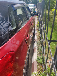 Red Maruti Suzuki Vitara Brezza Zdi plus dual tone