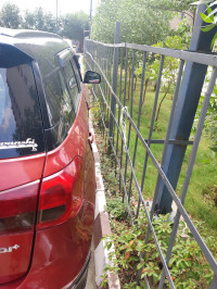 Red Maruti Suzuki Vitara Brezza Zdi+ dual tone