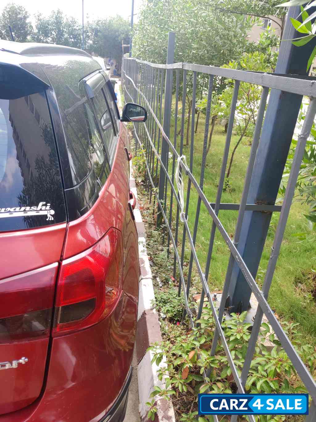 Red Maruti Suzuki Vitara Brezza Zdi+ dual tone